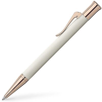 GRAF VON FABER-CASTELL Drehkugelschreiber Guilloche Champagne Blush weiss EG GRAF VON FABER-CASTELL Drehkugelschreiber Guilloche Champagne Blush weiss EG