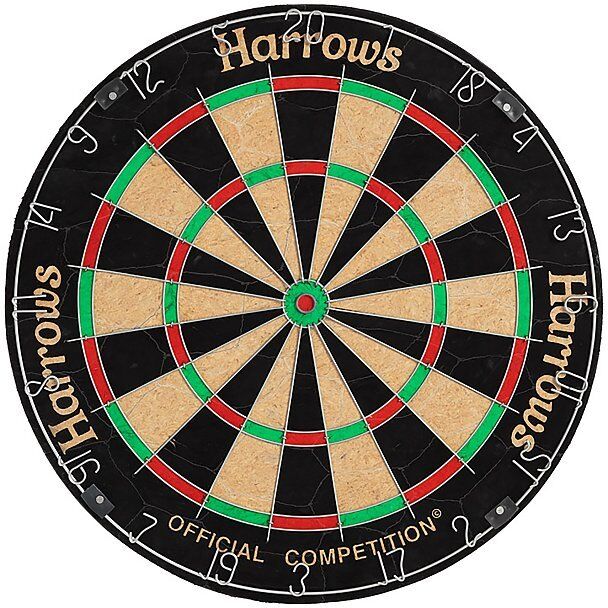 HARROWS Dartboard Official Competition Bristle keine Farbe   42952 Auf Lager Unisex EG