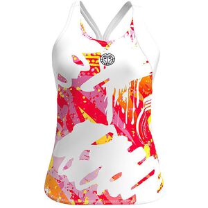 BIDI BADU Damen Tennis Tanktop Wild Arts weiss   Größe: S   W1580025 Auf Lager Damen S