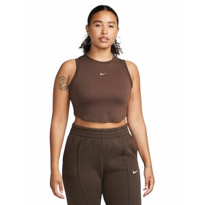 NIKE Damen Top Sportswear Chill Knit Crop braun   Größe: S   FB8279 Auf Lager Damen S