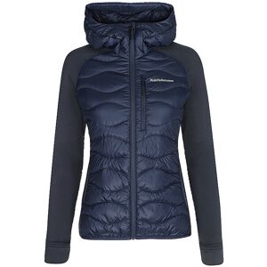 PEAK PERFORMANCE Damen Freizeitjacke Helium Down Hybrid Hoodie dunkelblau   Größe: XS   G79118060 Auf Lager Damen XS