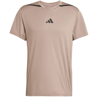 Adidas Herren Fitnessshirt D4T braun L L Adidas Herren Fitnessshirt D4T braun L L