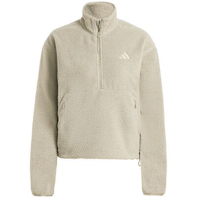 Adidas Damen Sweater Fleece olive S S Adidas Damen Sweater Fleece olive S S