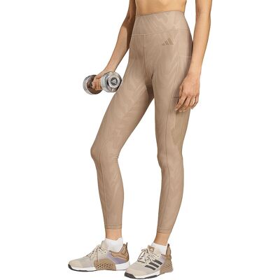 Adidas Damen Fitnesstight Optime camel L L Adidas Damen Fitnesstight Optime camel L L