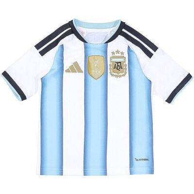 Adidas Kinder Fußballtrikot Argentinien Heim weiss 176 176 Adidas Kinder Fußballtrikot Argentinien Heim weiss 176 176