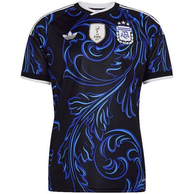 Adidas Fußballtrikot AFA Auswärts schwarz S S Adidas Fußballtrikot AFA Auswärts schwarz S S
