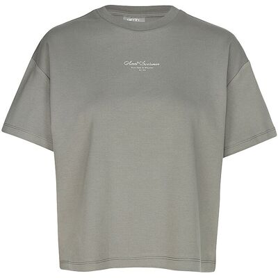 AIM'N Damen T-Shirt Boxy Script olive M M AIM'N Damen T-Shirt Boxy Script olive M M