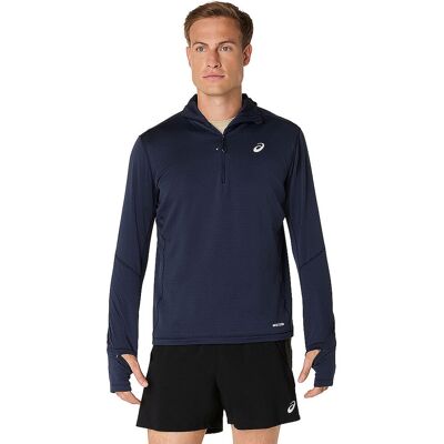 ASICS Herren Laufshirt Hoodie Road Winter dunkelblau S S ASICS Herren Laufshirt Hoodie Road Winter dunkelblau S S