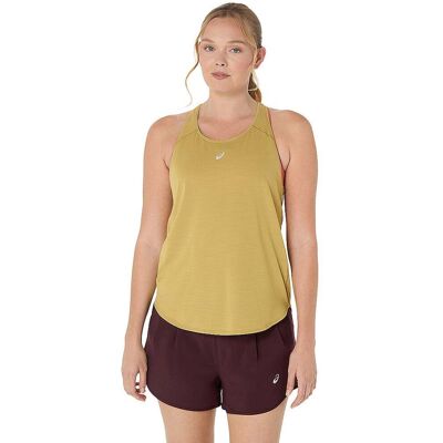ASICS Damen Lauftank Road senf L L ASICS Damen Lauftank Road senf L L
