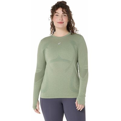 ASICS Damen Laufshirt Road Seamless olive M M ASICS Damen Laufshirt Road Seamless olive M M