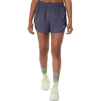 ASICS Damen Laufshorts Nagino Run Adjustable 4inch dunkelblau S S ASICS Damen Laufshorts Nagino Run Adjustable 4inch dunkelblau S S