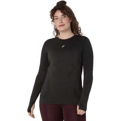 ASICS Damen Laufshirt Road Seamless schwarz M M ASICS Damen Laufshirt Road Seamless schwarz M M