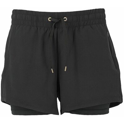 ATHLECIA Timmie 2-in-1 Shorts - Sportlich Schwarz - Shorts ATHLECIA Timmie 2-in-1 Shorts - Sportlich Schwarz - Shorts
