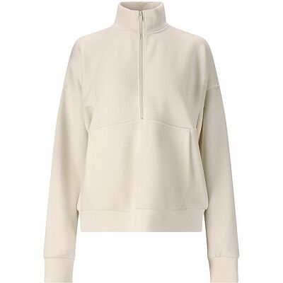 ATHLECIA Damen Sweater Jillnana Half Zip creme 42 42 ATHLECIA Damen Sweater Jillnana Half Zip creme 42 42
