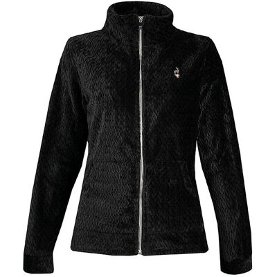 AULP Damen Fleecejacke Becco schwarz L L AULP Damen Fleecejacke Becco schwarz L L