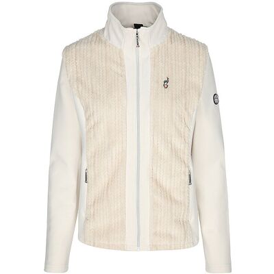 AULP Damen Fleecejacke Cissy beige L L AULP Damen Fleecejacke Cissy beige L L