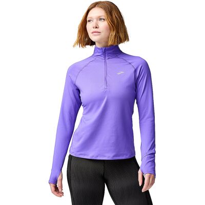 BROOKS Damen Lauf Zipshirt Dash 3.0 lila XS XS BROOKS Damen Lauf Zipshirt Dash 3.0 lila XS XS