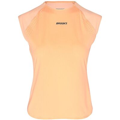 BROOKS Damen Laufshirt Dash Cooling koralle S S BROOKS Damen Laufshirt Dash Cooling koralle S S