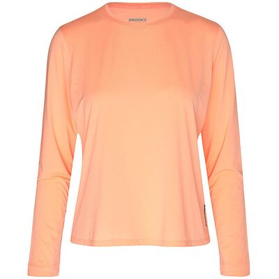 BROOKS Damen Laufshirt Dash koralle M M BROOKS Damen Laufshirt Dash koralle M M