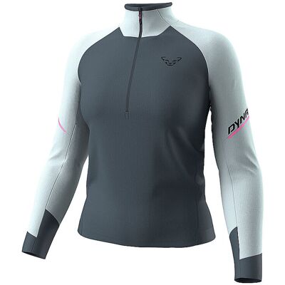 DYNAFIT Damen Touren Zipshirt Alpine hellblau L L DYNAFIT Damen Touren Zipshirt Alpine hellblau L L