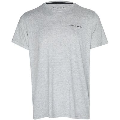 ENDURANCE Herren Laufshirt Abdon Melange grau M M ENDURANCE Herren Laufshirt Abdon Melange grau M M