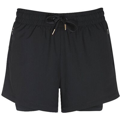 ENDURANCE Damen Laufshorts Eslaire 2in1 schwarz 42 42 ENDURANCE Damen Laufshorts Eslaire 2in1 schwarz 42 42