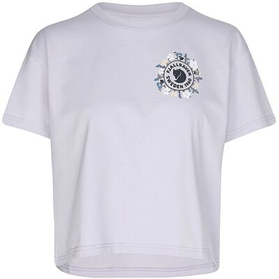 FJÄLLRÄVEN Damen Funktionsshirt Fjällblomster Logo lila M M FJÄLLRÄVEN Damen Funktionsshirt Fjällblomster Logo lila M M