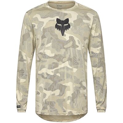 FOX Herren Radshirt Langarm-Jersey Ranger TruDri™ beige S S FOX Herren Radshirt Langarm-Jersey Ranger TruDri™ beige S S