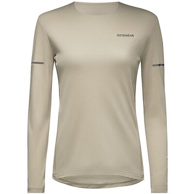 GOREWEAR Damen Laufshirt Contest 2.0 beige L L GOREWEAR Damen Laufshirt Contest 2.0 beige L L