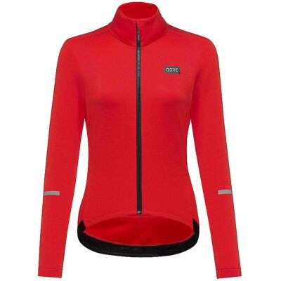 GOREWEAR Damen Radtrikot Progress Thermo rot 42 42 GOREWEAR Damen Radtrikot Progress Thermo rot 42 42