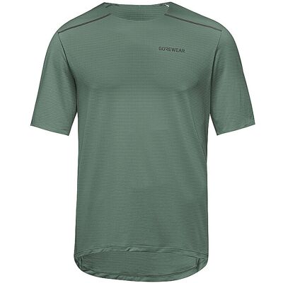 GOREWEAR Herren Laufshirt Contest 2.0 dunkelgrün L L GOREWEAR Herren Laufshirt Contest 2.0 dunkelgrün L L