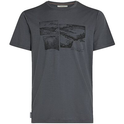 ICEBREAKER Herren Funktionsshirt Journey 150 Tech grau L L ICEBREAKER Herren Funktionsshirt Journey 150 Tech grau L L