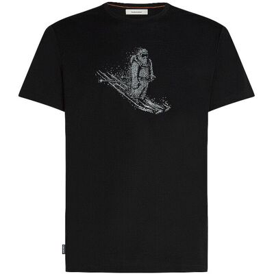 ICEBREAKER Herren Funktionsshirt Skiing Yeti 150 Merino Druck schwarz S S ICEBREAKER Herren Funktionsshirt Skiing Yeti 150 Merino Druck schwarz S S