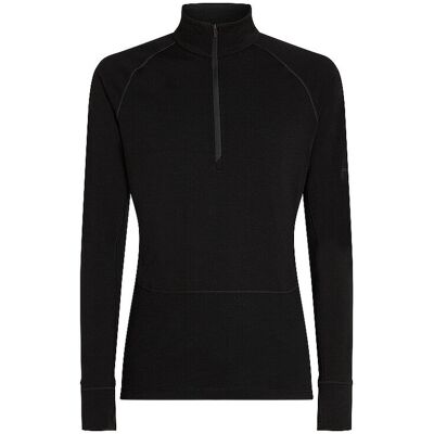 ICEBREAKER Herren Unterzieh Zipshirt 200 Merino ZoneKnit schwarz M M ICEBREAKER Herren Unterzieh Zipshirt 200 Merino ZoneKnit schwarz M M