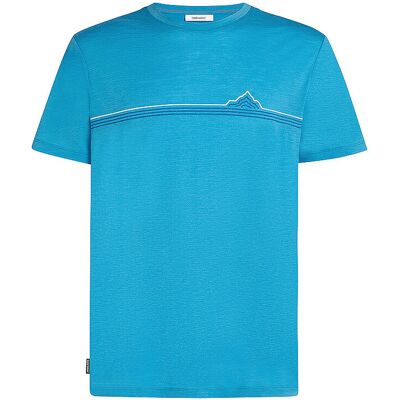 ICEBREAKER Herren Funktionsshirt 150 Tech Lite T-Shirt Range Stripes blau M M ICEBREAKER Herren Funktionsshirt 150 Tech Lite T-Shirt Range Stripes blau M M