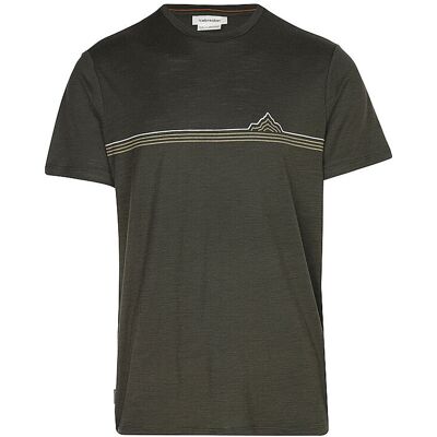 ICEBREAKER Herren Funktionsshirt Range Stripes 150 Tech Lite olive M M ICEBREAKER Herren Funktionsshirt Range Stripes 150 Tech Lite olive M M
