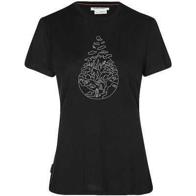 ICEBREAKER Damen Funktionshirt Hike Path 150 Tech Lite schwarz M M ICEBREAKER Damen Funktionshirt Hike Path 150 Tech Lite schwarz M M