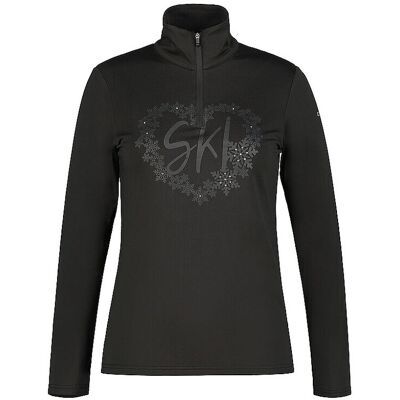 ICEPEAK Damen Unterzieh Zipshirt Ellenton schwarz M M ICEPEAK Damen Unterzieh Zipshirt Ellenton schwarz M M