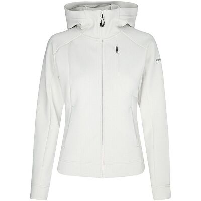 ICEPEAK Damen Fleecejacke Bunnel Hoodie weiss L L ICEPEAK Damen Fleecejacke Bunnel Hoodie weiss L L