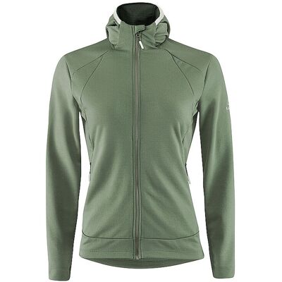 LÖFFLER Damen Langlauf Fleecejacke Tech-Merino Hoodie olive 42 42 LÖFFLER Damen Langlauf Fleecejacke Tech-Merino Hoodie olive 42 42