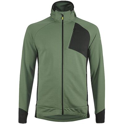 LÖFFLER Herren Langlauf Fleecejacke Tech-Merino Hoodie olive 54 54 LÖFFLER Herren Langlauf Fleecejacke Tech-Merino Hoodie olive 54 54