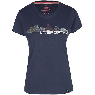 LA SPORTIVA Damen Klettershirt Peaks dunkelblau L L LA SPORTIVA Damen Klettershirt Peaks dunkelblau L L