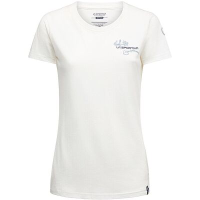 LA SPORTIVA Damen Klettershirt Climb Flower weiss M M LA SPORTIVA Damen Klettershirt Climb Flower weiss M M