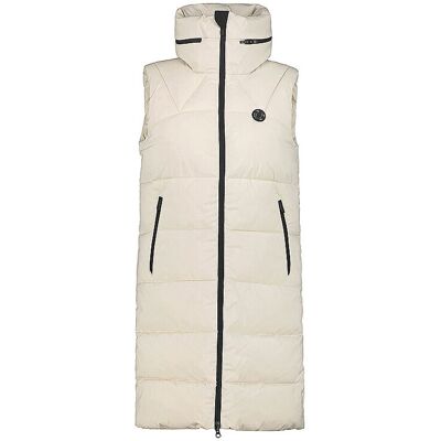 LUHTA Damen Weste Ebbo Lang beige M M LUHTA Damen Weste Ebbo Lang beige M M