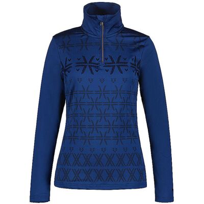 LUHTA Damen Unterzieh Zipshirt Ahjola blau L L LUHTA Damen Unterzieh Zipshirt Ahjola blau L L