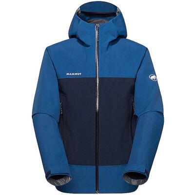 MAMMUT Herren Wanderjacke Crag 2,5L Hoodie blau L L MAMMUT Herren Wanderjacke Crag 2,5L Hoodie blau L L