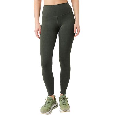 MANDALA Damen Yogatight Mono Printed dunkelgrün S S MANDALA Damen Yogatight Mono Printed dunkelgrün S S