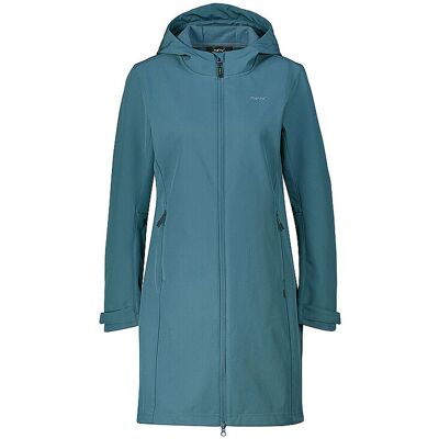 MERU Damen Winter Softshellmantel Touloluse Hoodie petrol 34 34 MERU Damen Winter Softshellmantel Touloluse Hoodie petrol 34 34
