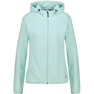 MERU Damen Fleecejacke Lourosa Striped Hoodie hellblau 34 34 MERU Damen Fleecejacke Lourosa Striped Hoodie hellblau 34 34