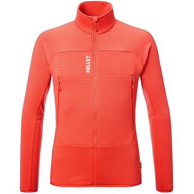 MILLET Herren Fleecejacke FUSION GRID Polartec rot M M MILLET Herren Fleecejacke FUSION GRID Polartec rot M M